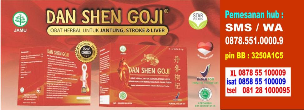 Danshen Goji | Dan Shen Goji | obat stroke | obat jantung | obat liver | asam urat