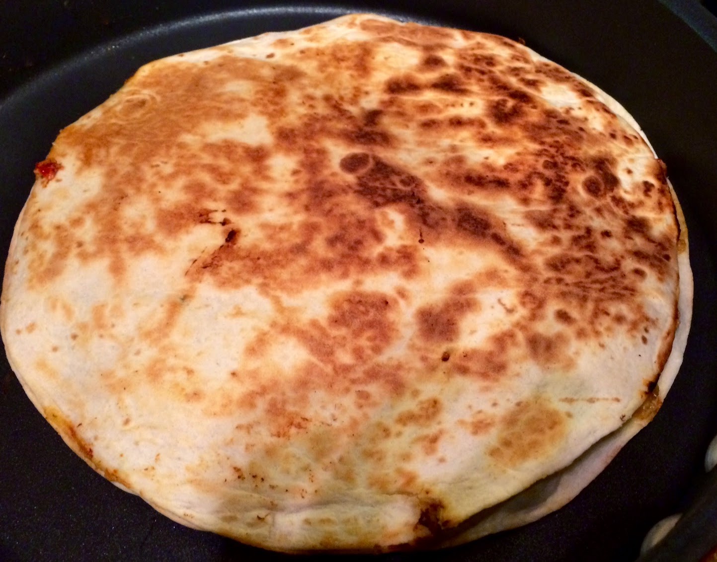 La Petite Gourmess Bacon, Kale and SunDried Tomato Quesadillas