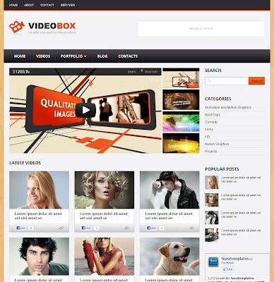 video blog template