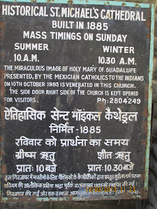 Historic St Michaels Catholic  Church in Shimla.