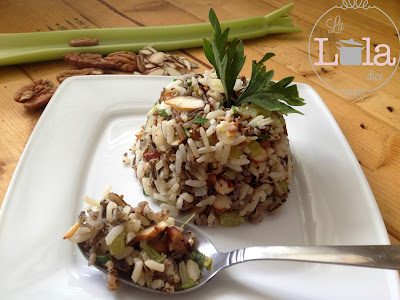 Arroz Con Almendras, Nuez Y Piñones
