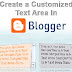 Cara Membuat Text Area Di blog