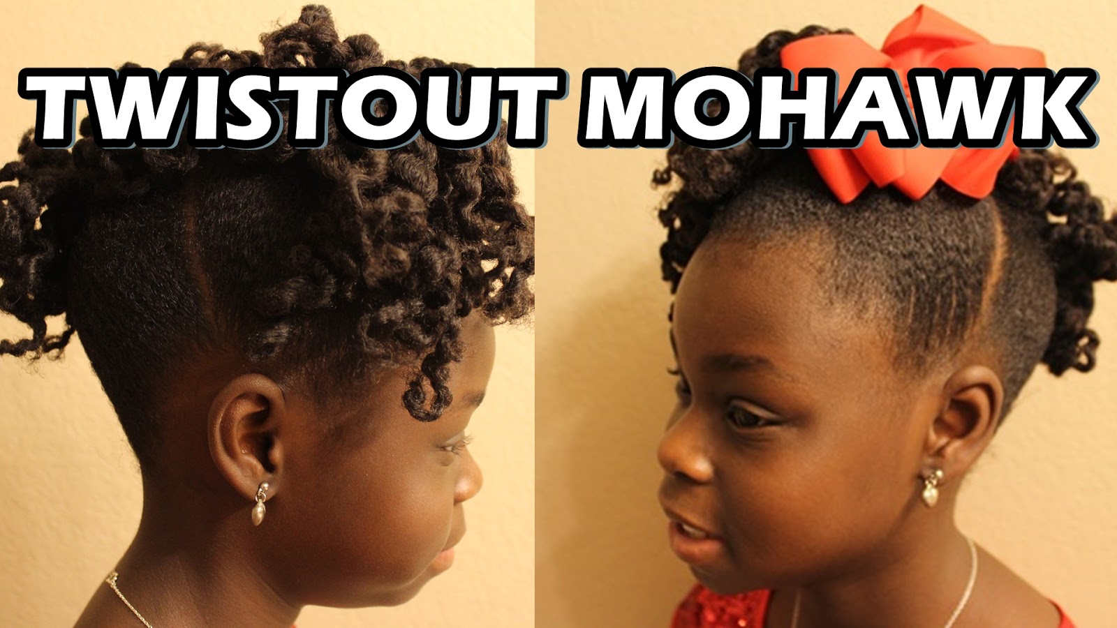 African Naturalistas How To Do A Twistout Mohawk On Natural Hair