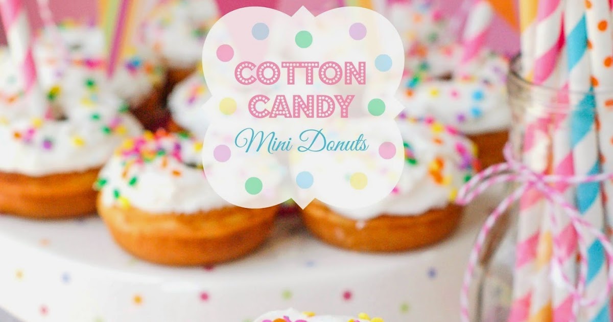 The Sweet Chick Cotton Candy Mini Donuts