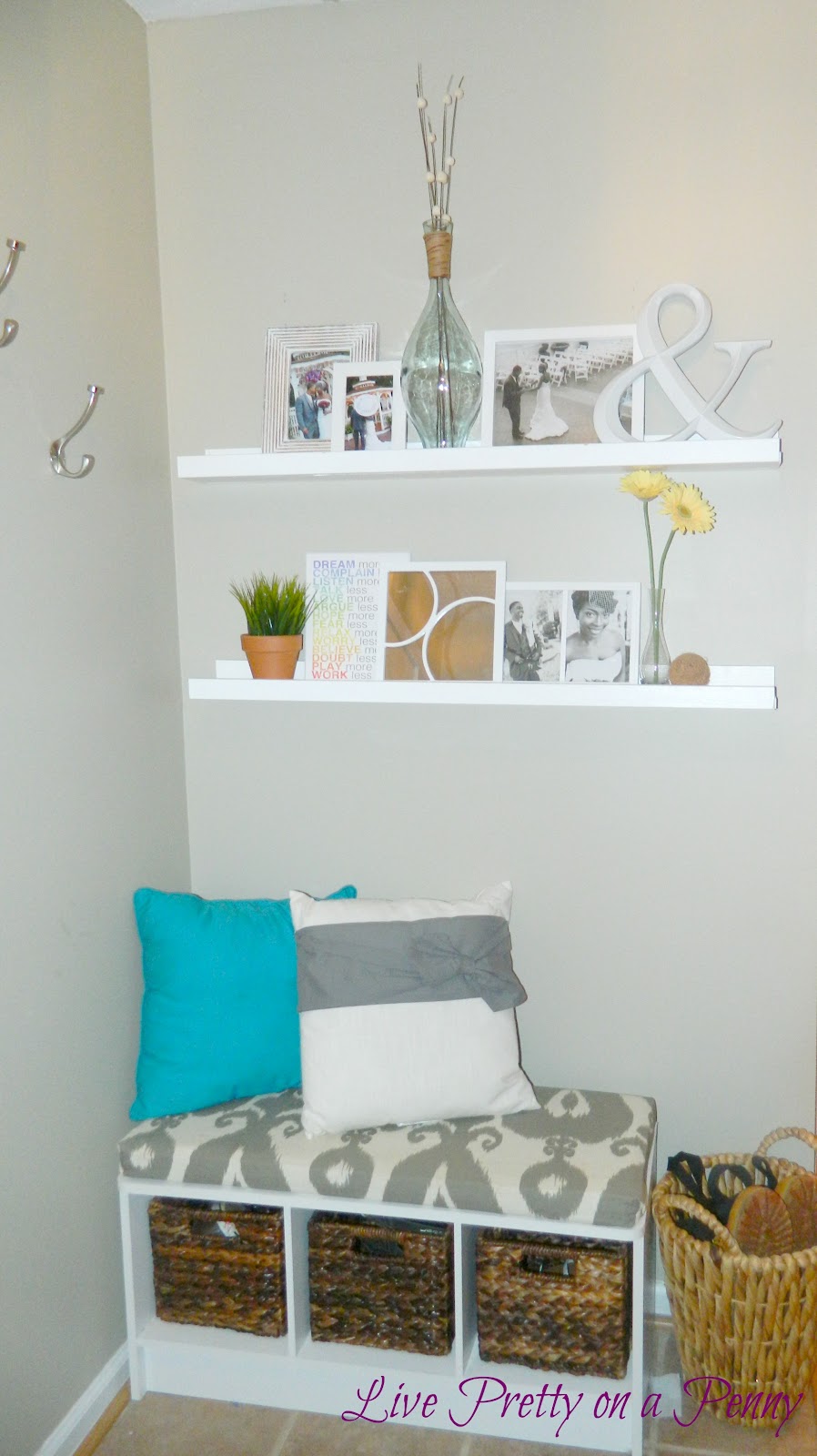 DIY Floating Shelves Live Pretty on a Penny