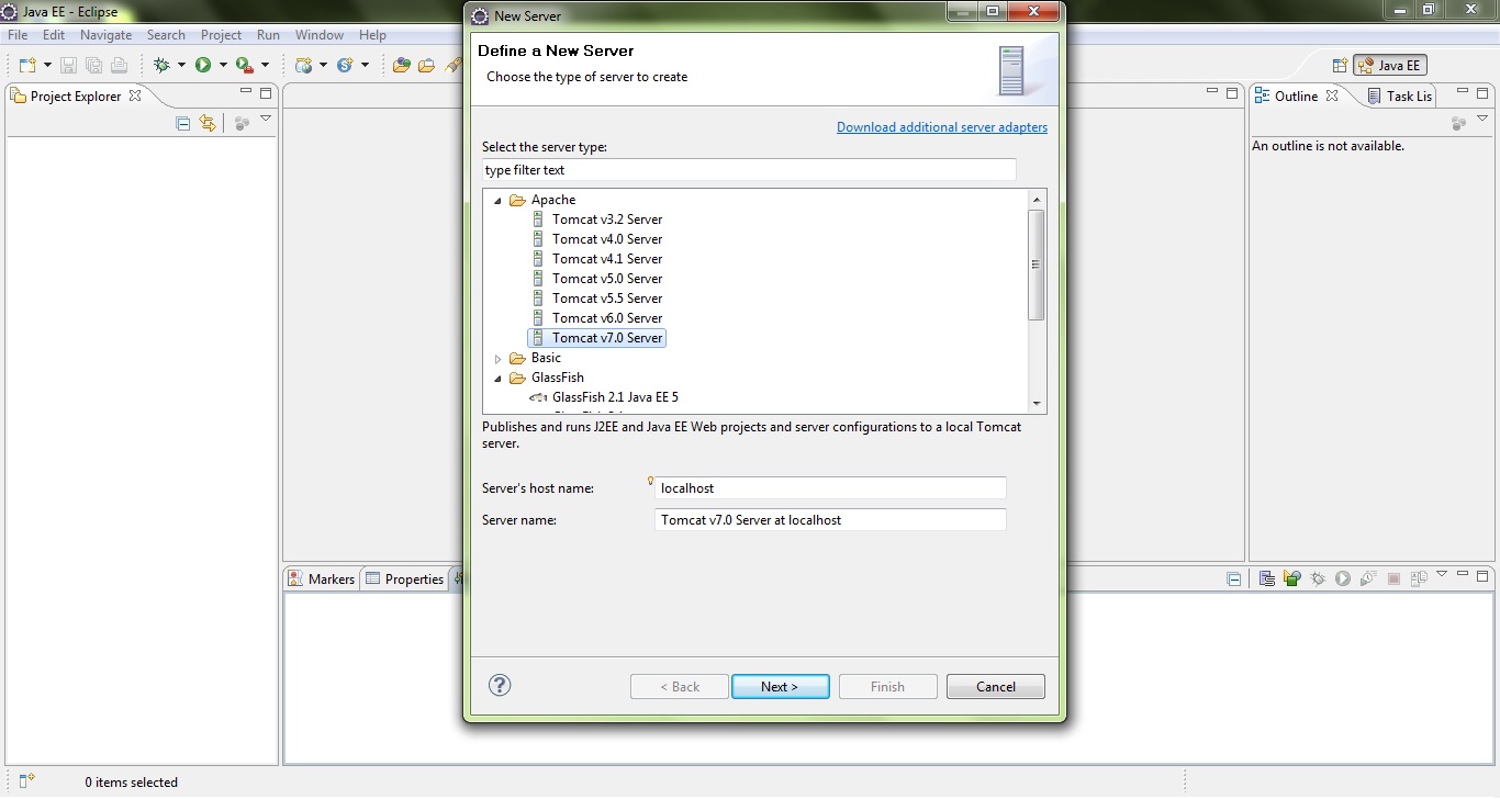 Apache tomcat 7 free download for eclipse