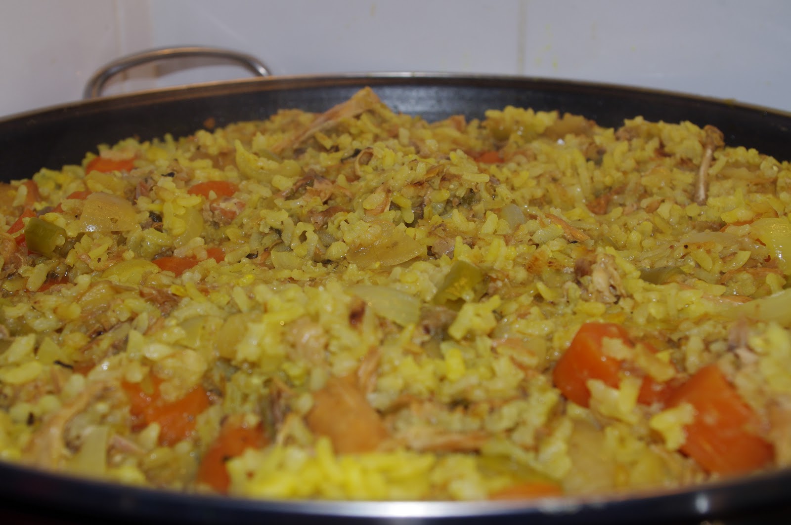 Chicken Paella Wine Spice