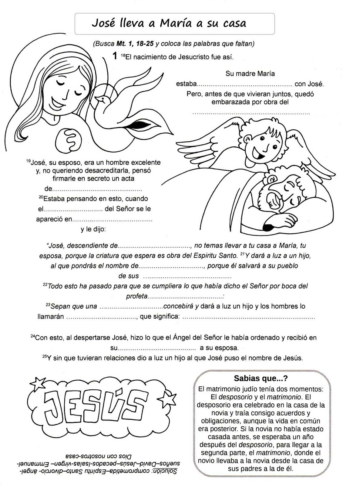 La Catequesis (El blog de Sandra) Recursos Catequesis San José