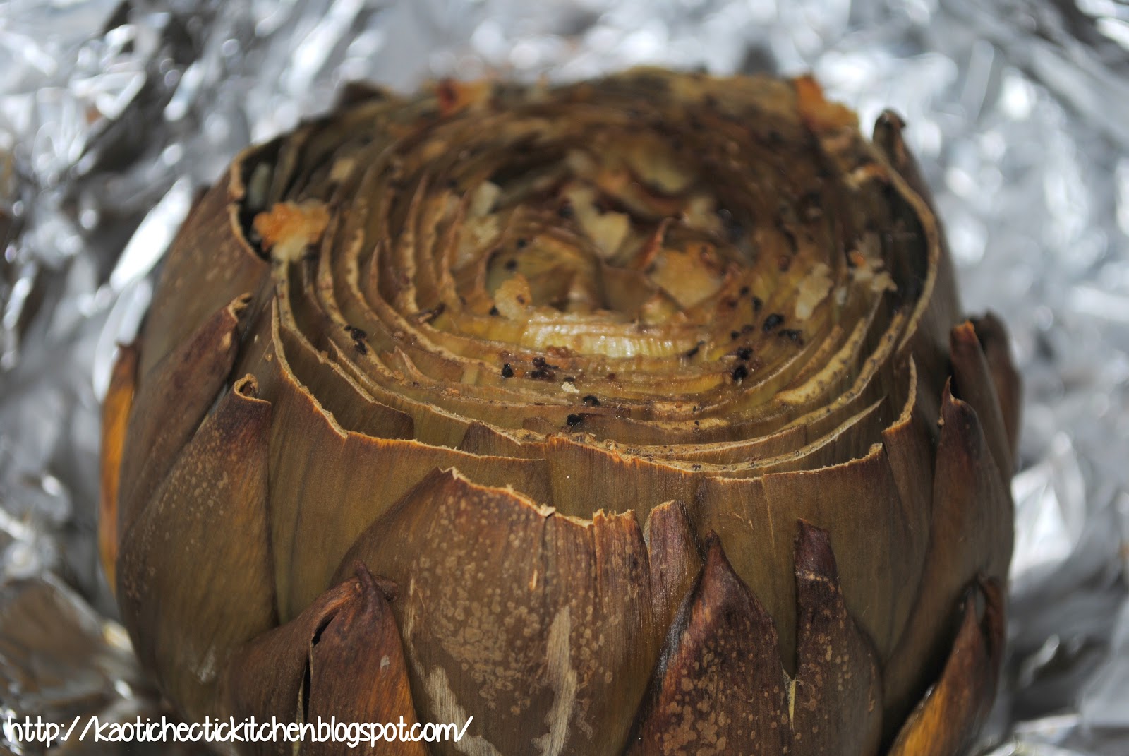 oven roasted artichoke {easiest side dish ever}