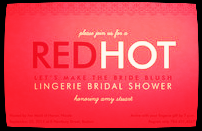 Buy Red wedding invitations