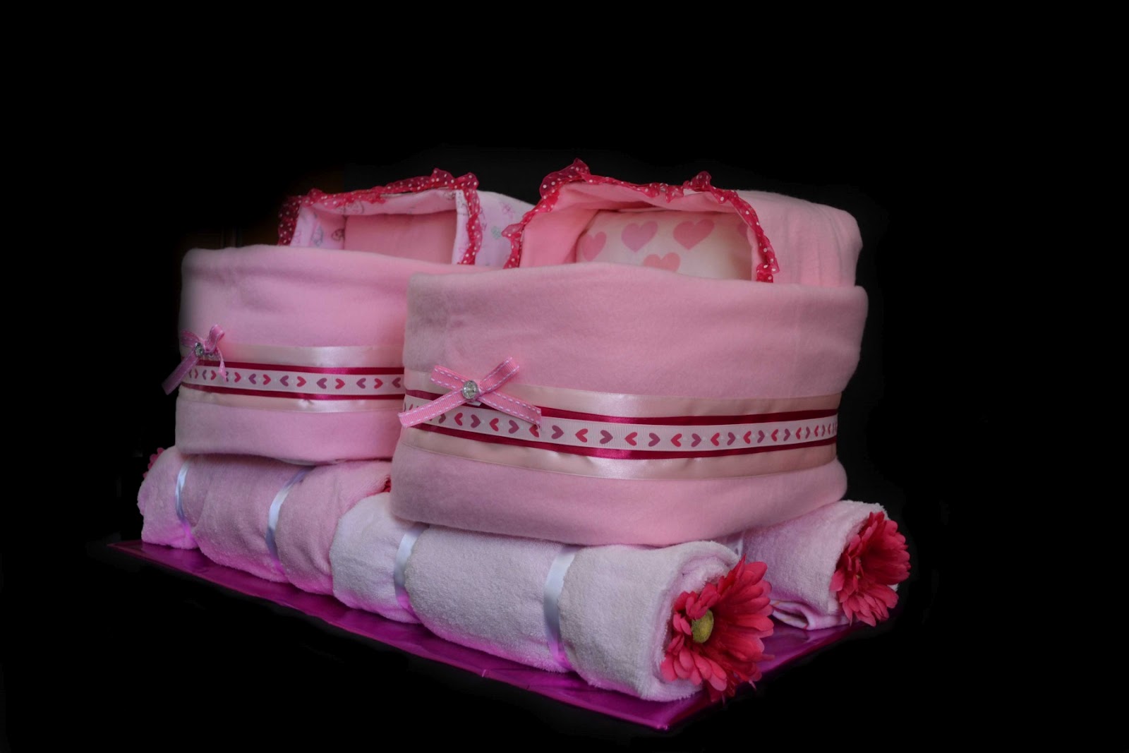 diaperlicious Twins Diaper Cake