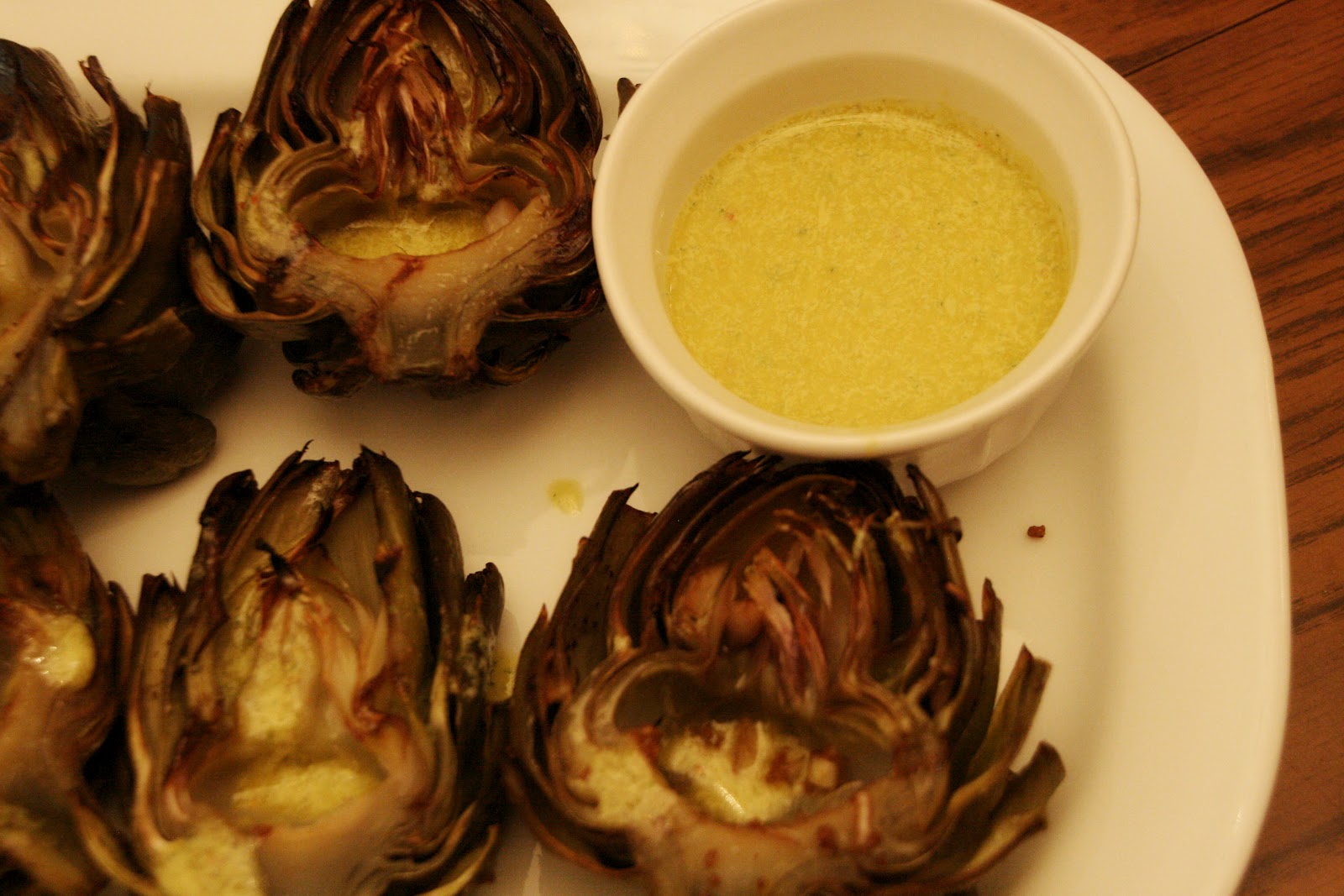 Love from the Kitchen Recipe Grilled Artichokes with Herb Aioli