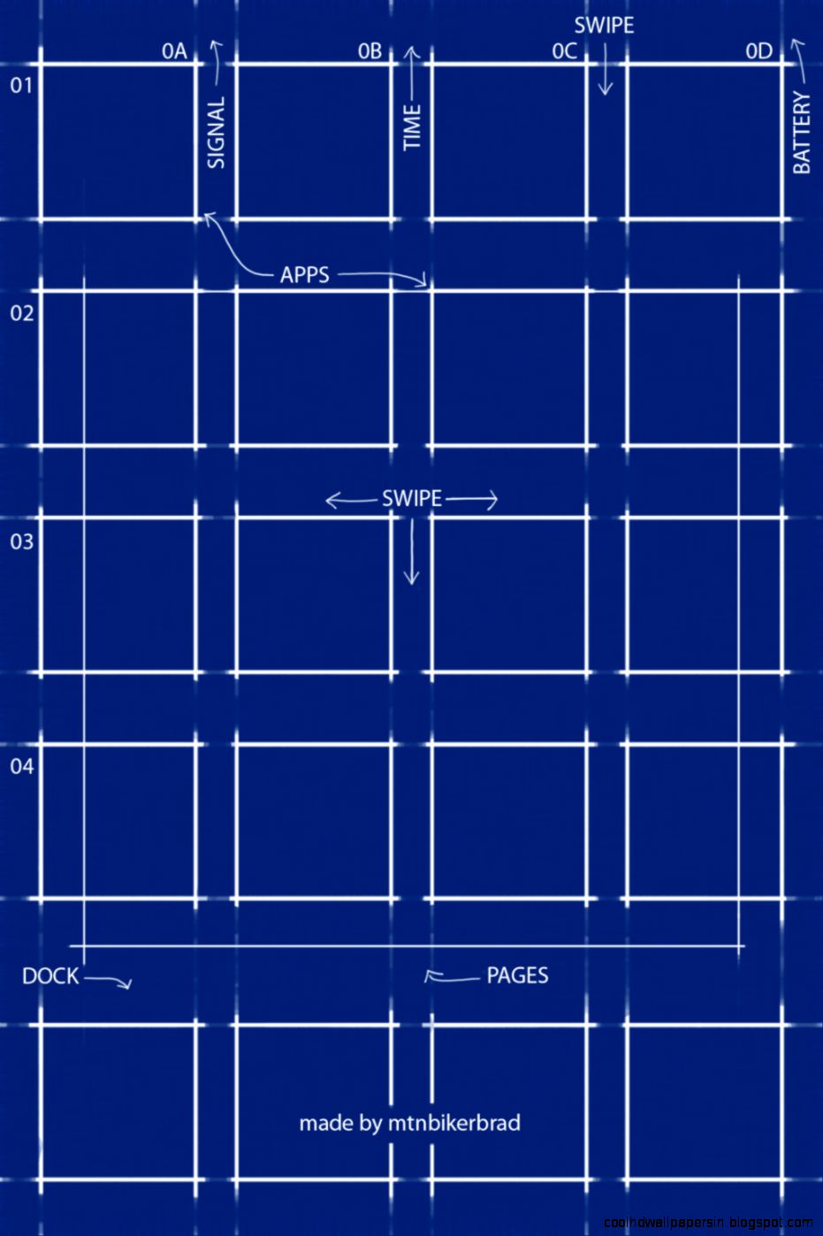 Iphone Blueprint Wallpaper