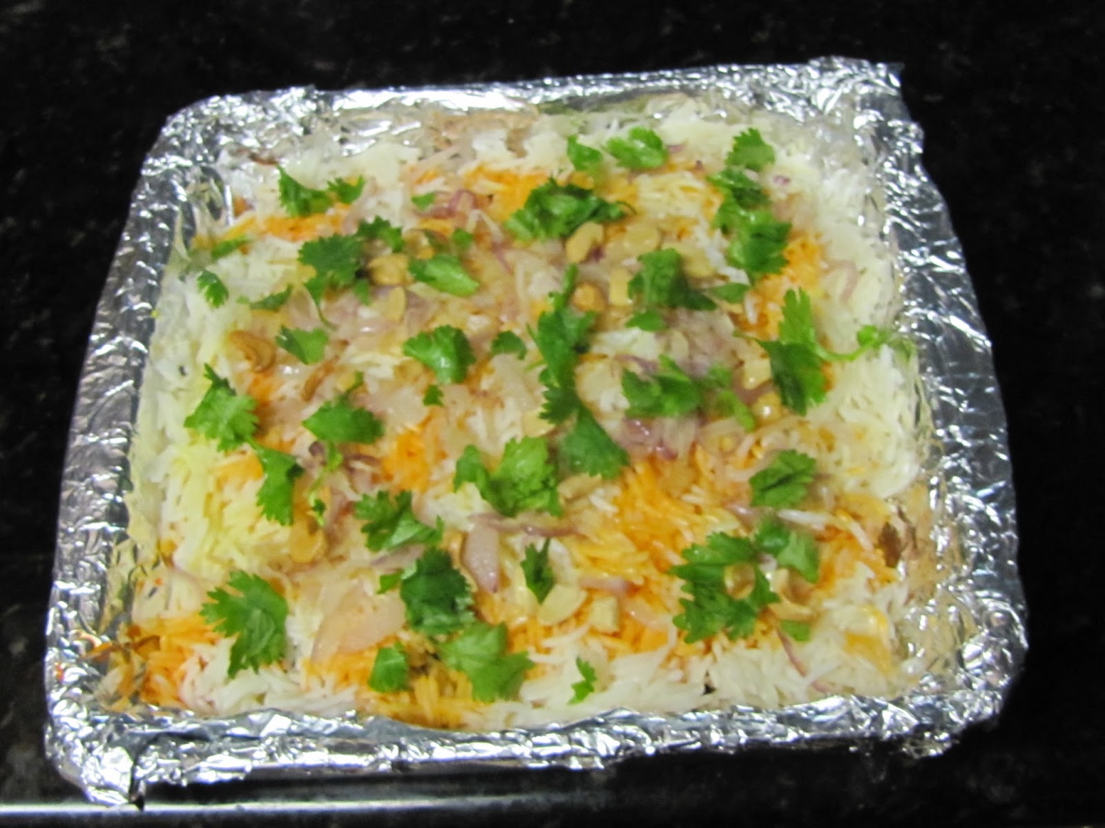 Vegetable Dum Biryani in Oven Nithya's Nalabagam