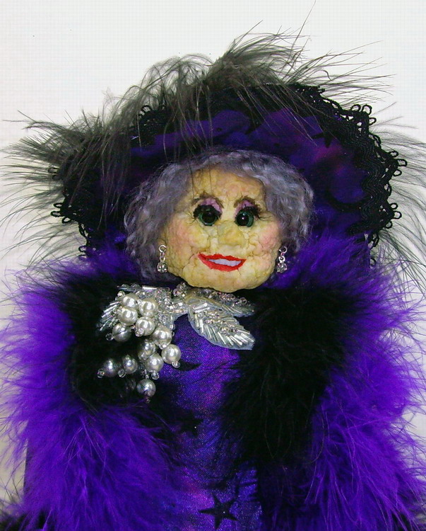 apple head witch doll