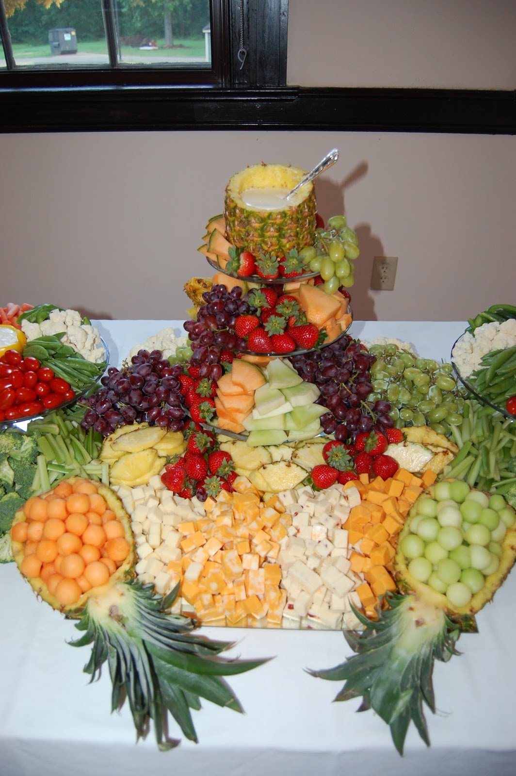 Cook! Create! Consume! Fruit, Vegetable & Cheese Platter Centerpiece