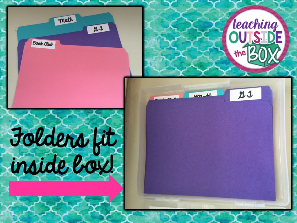 Kiss Your Binders And Hanging Files Goodbye Teach Outside The Box