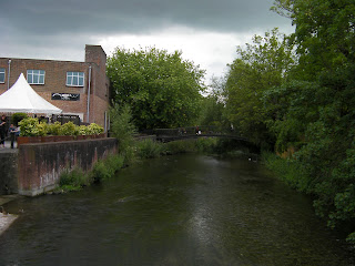 river running through town centre salisbury wiltshire