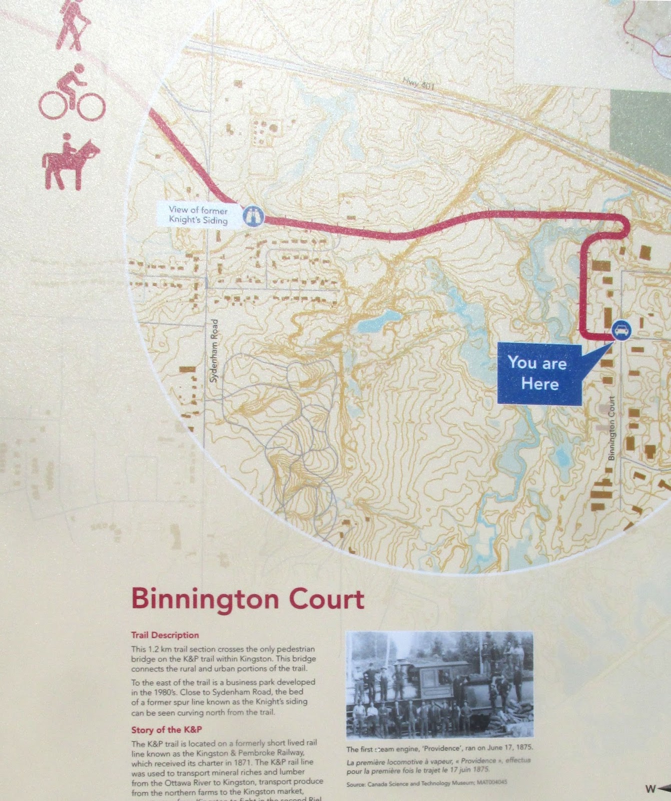 The Passionate Hiker On the K&P Kingston north to the Cataraqui Trail