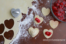 Sweet cherry pocket pies