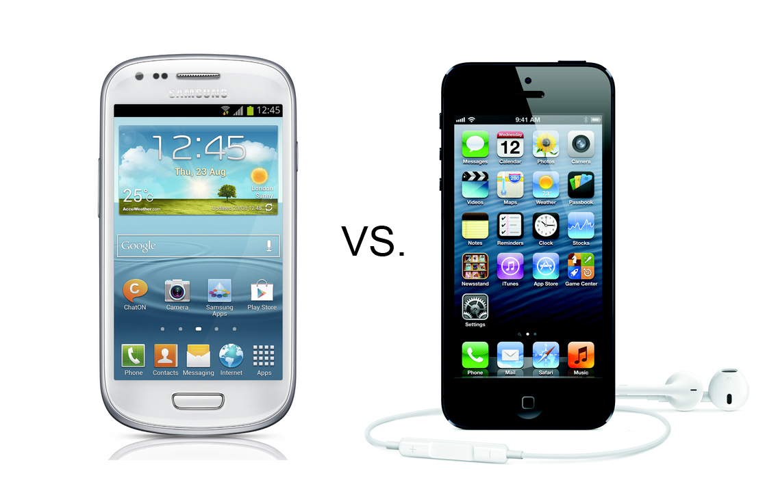 S3 mini vs Apple iphone 5
