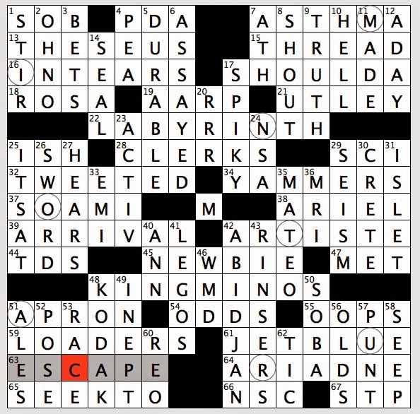 competitor of north face crossword