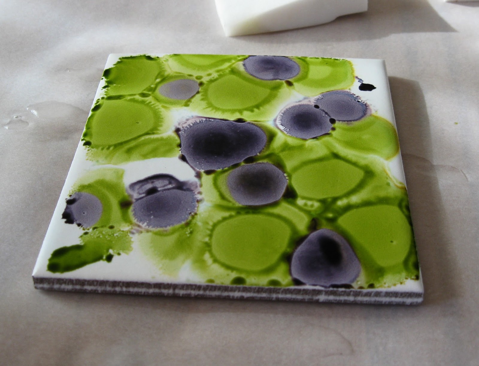 Sarah Jane's Craft Blog Alcohol Ink Coasters