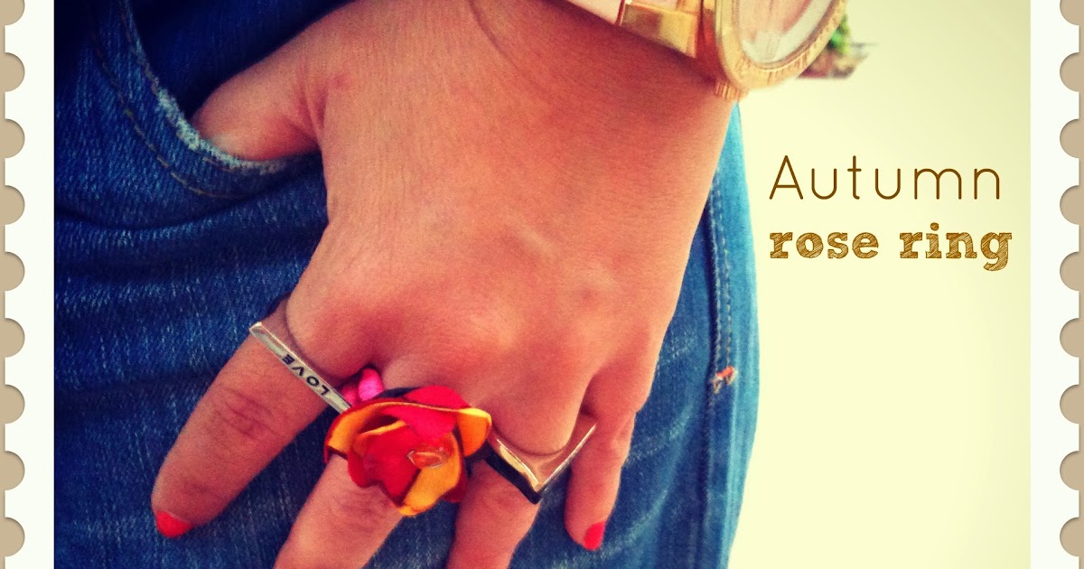 Tailor Spy Autumn rose ring!
