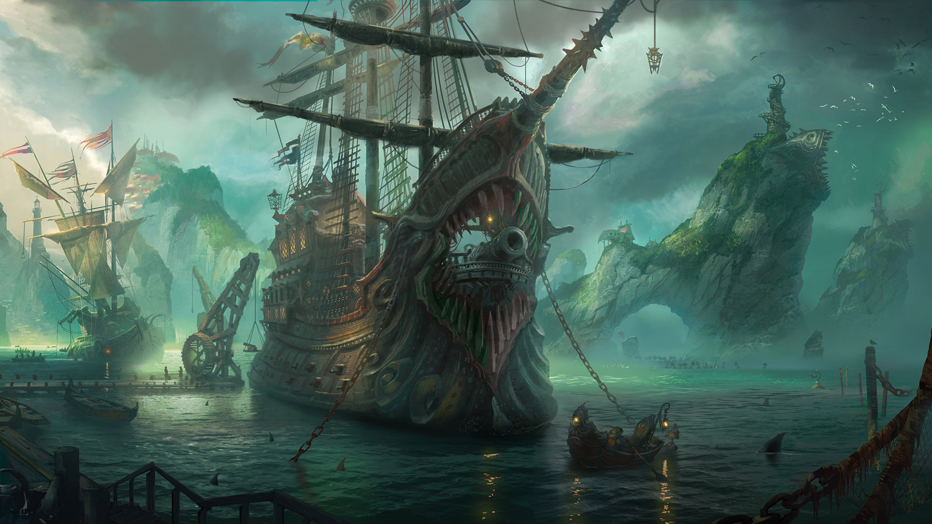 &ldquo;The Dead Pool&rdquo;, Gangplank’s flagship. League of Legends | Ship artwork