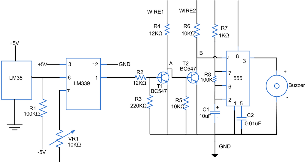 Electronics Projects: Fire alarm