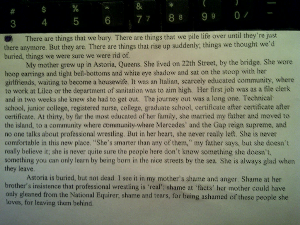 Essay On The World