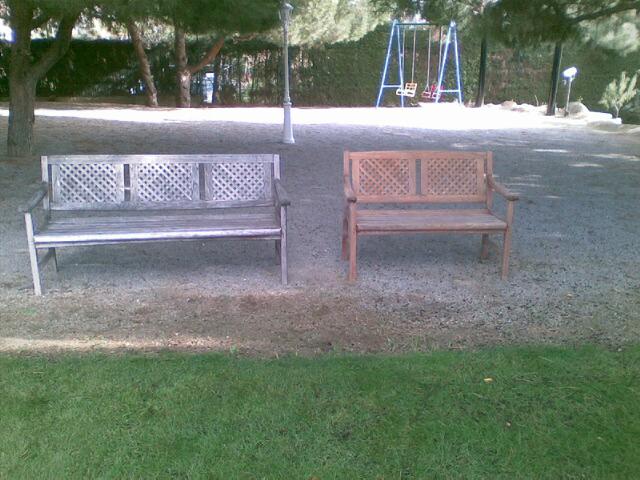 GRUPO POLONAUTIC: TRATAMIENTO DE TECA EN MUEBLES DE JARDIN