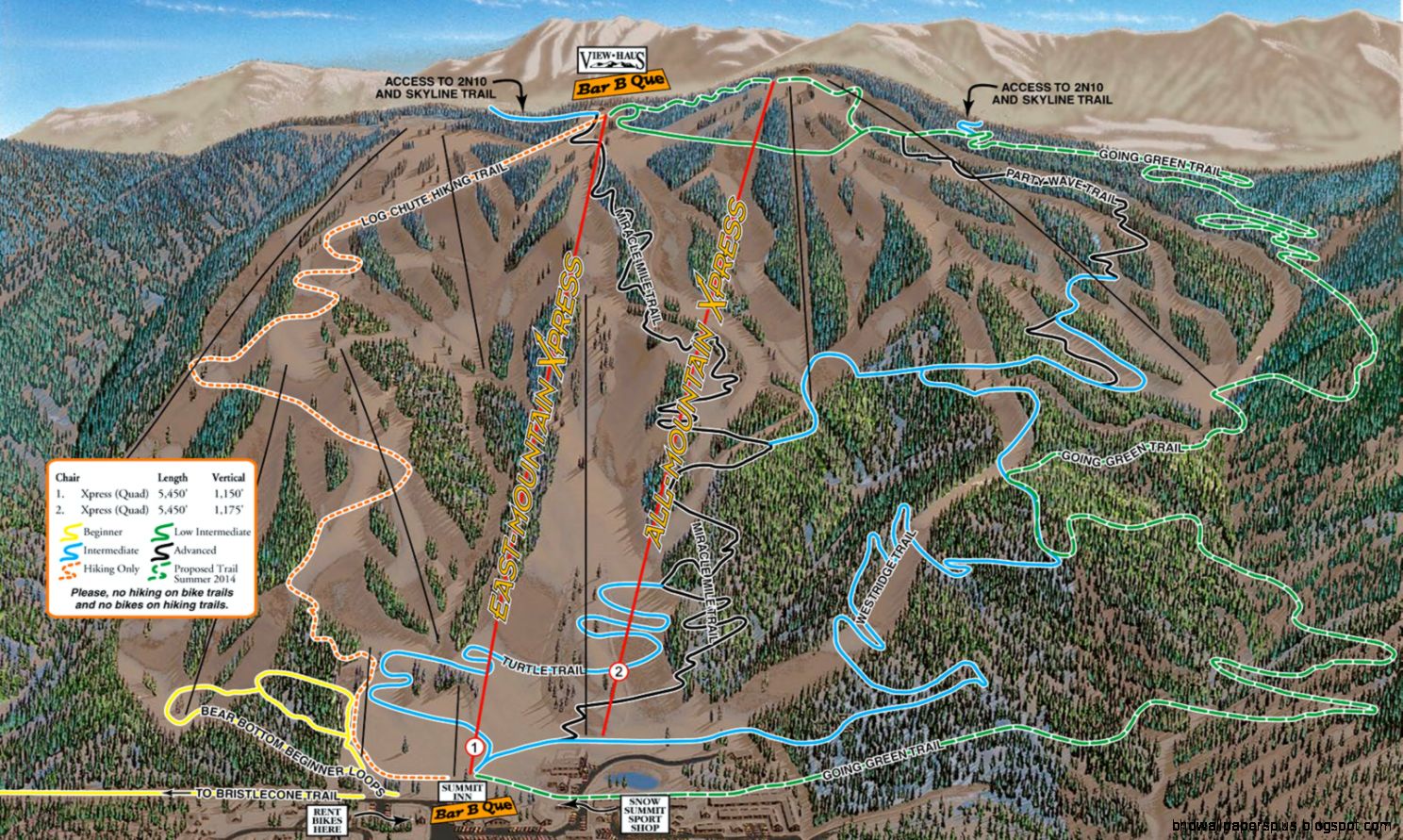 2014 Big Bear summer mountain bike riding index 2014 Big Bear summer mountain bike riding index