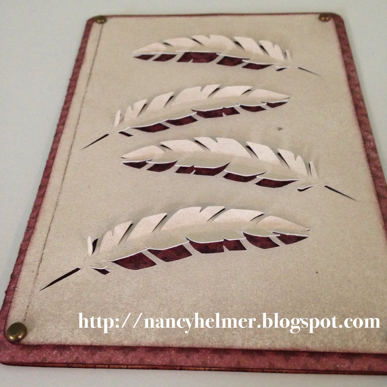 Nancy's Scrappin' and Stamps Cricut Dimensional Paper Art Feathers