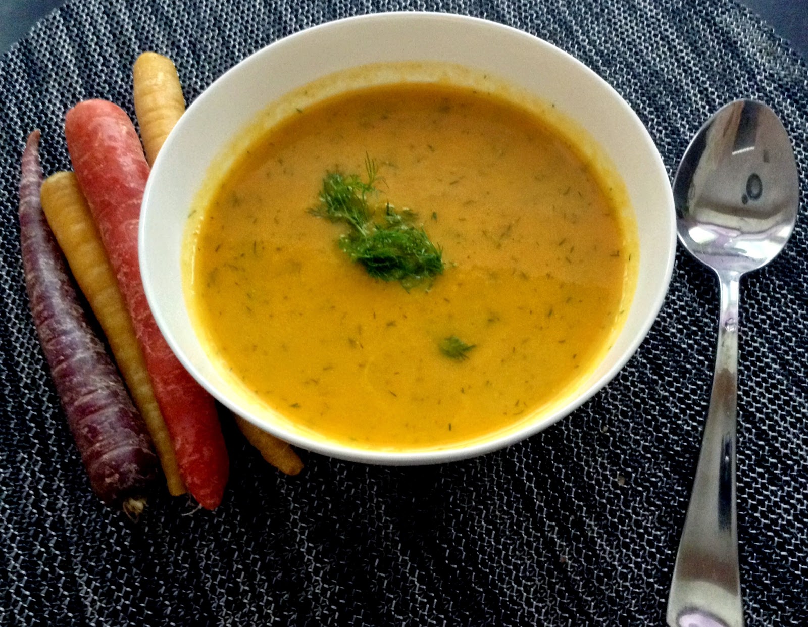 The Superfoods Girl Roasted Carrot Dill Soup