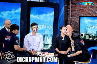 Face Painting Talk Show Net TV Jakarta