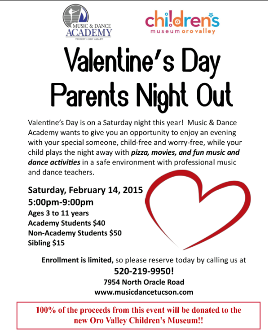 Arizona Families Valentine's Day Events in Tucson for Families