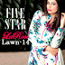 Five Star LaRose Lawn Collection 2014 | Floral Printed La-Rose Lawn by Five Star