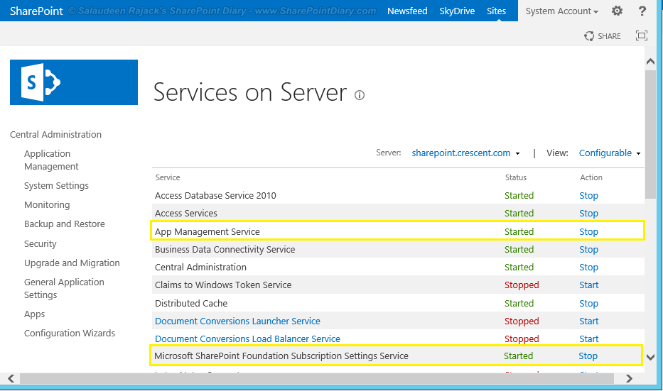 configure SharePoint 2013 Environment for Apps configure SharePoint 2013 Environment for Apps