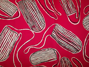 Design Exibition of Australian Indigenous Printed Fabrics.