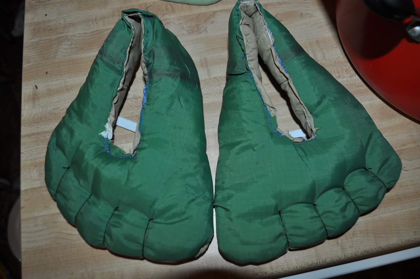 DIY Project Crazy Reversible Hulk Feet