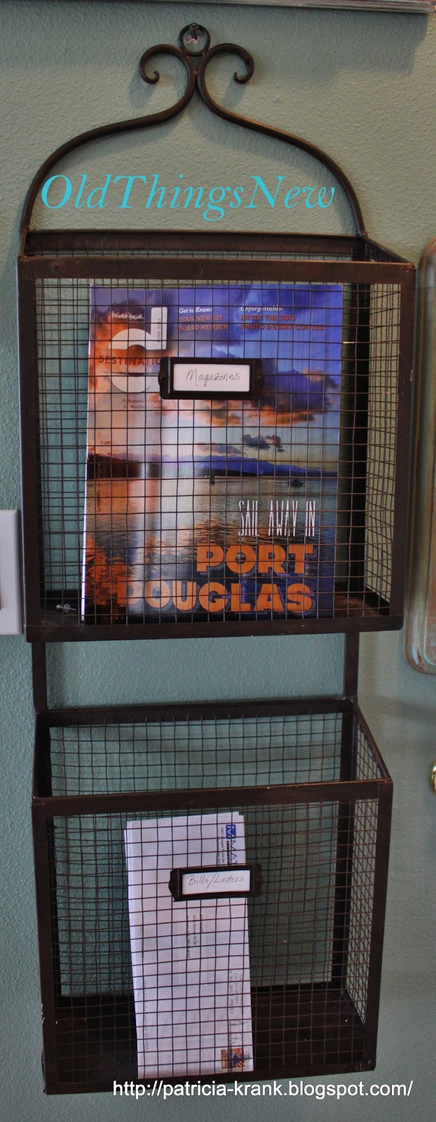 Message Center Wall Old Things New