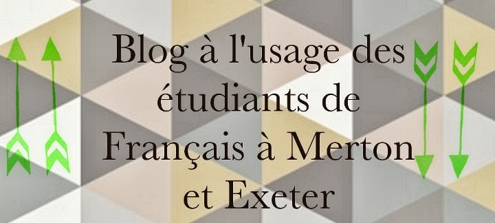 Ressources en Français - Exeter et Merton 2014