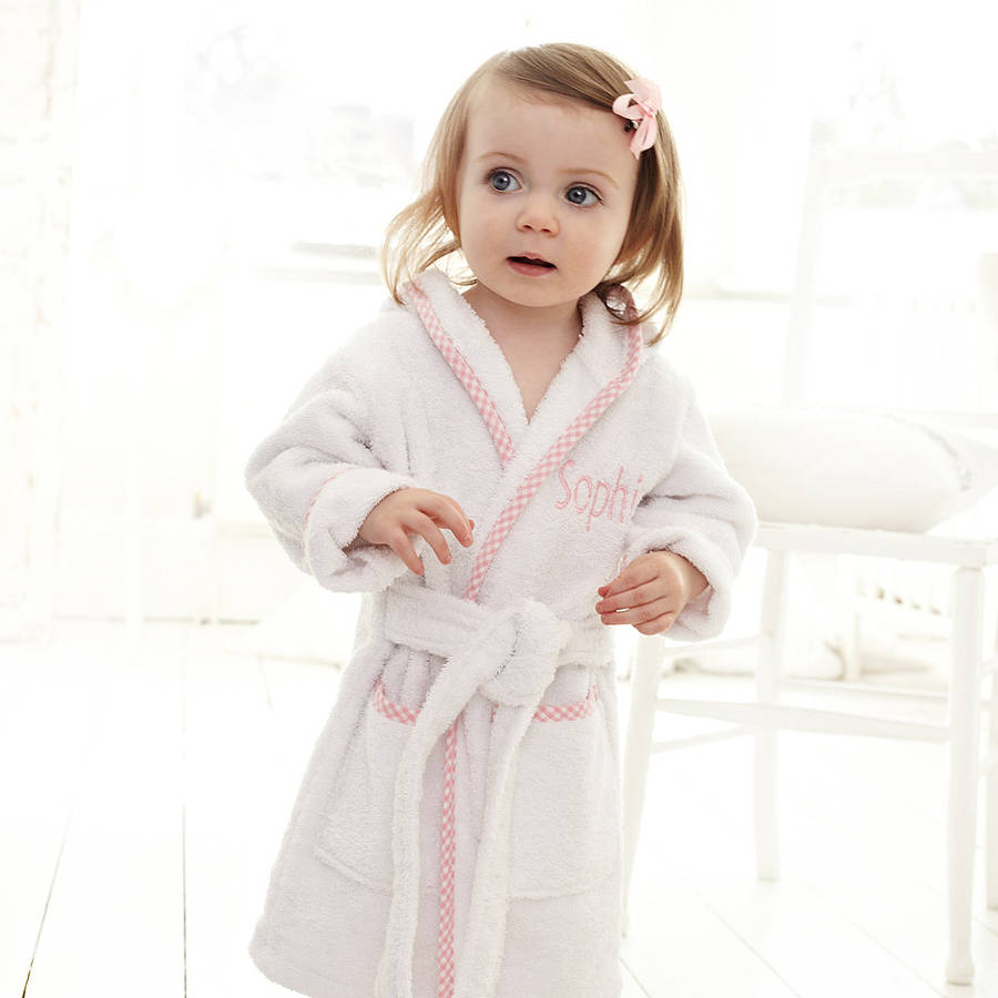 Beautiful Baby Bathrobes & Modeling Baby Bathrobe Towels Interior
