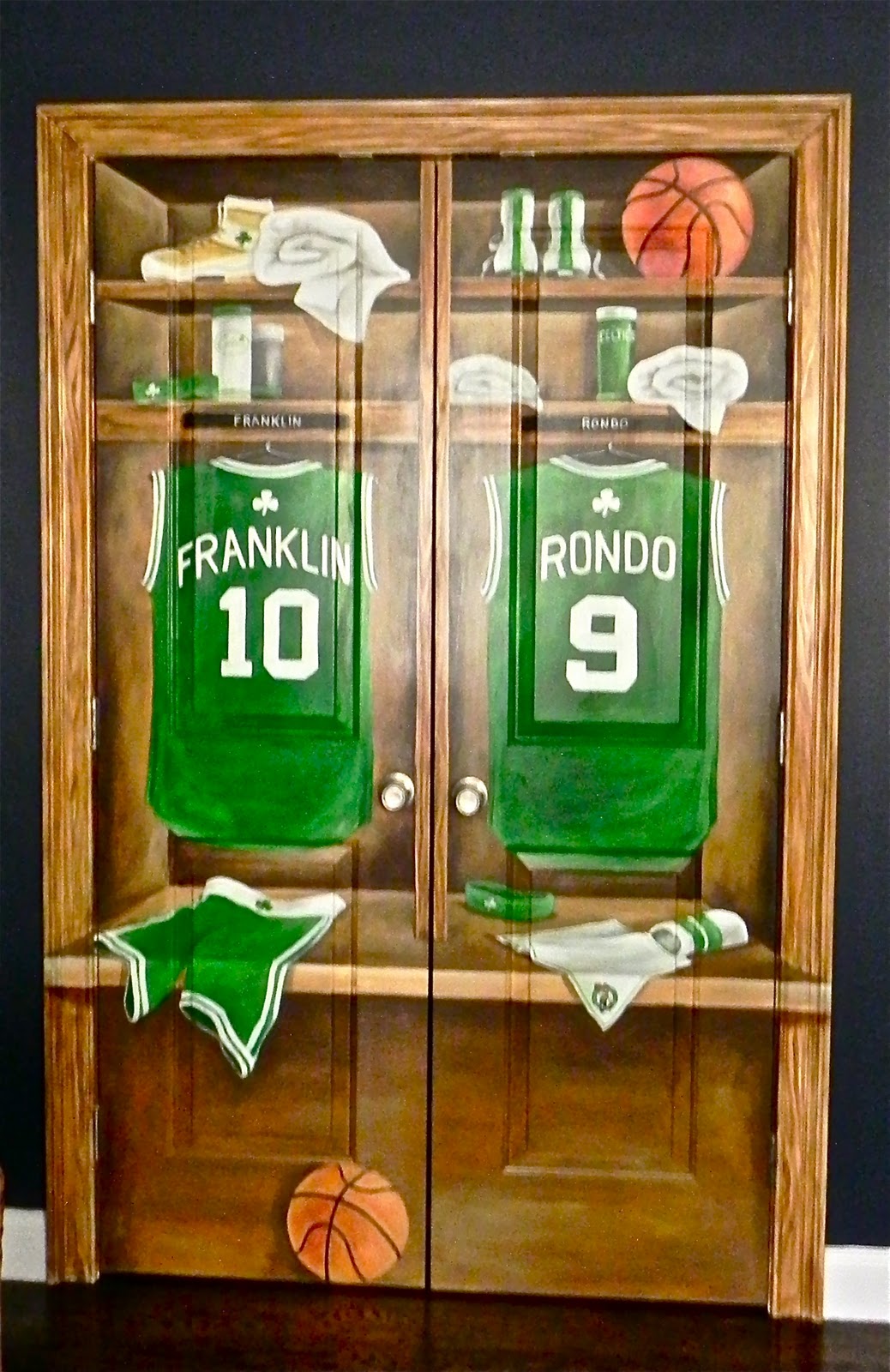 Closet murals for closets. Boys room Sports themed room, Kids rooms