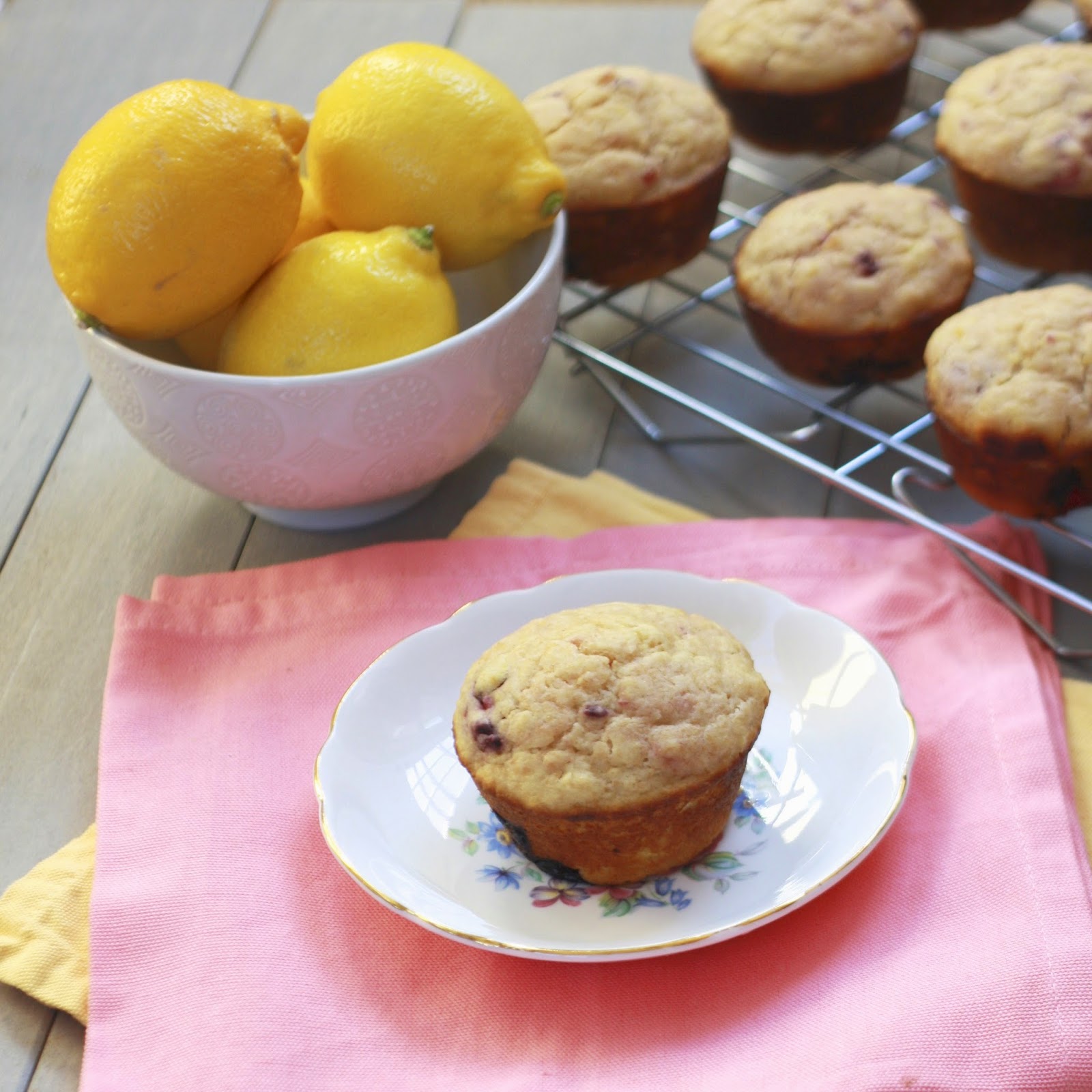 lemon berry muffins
