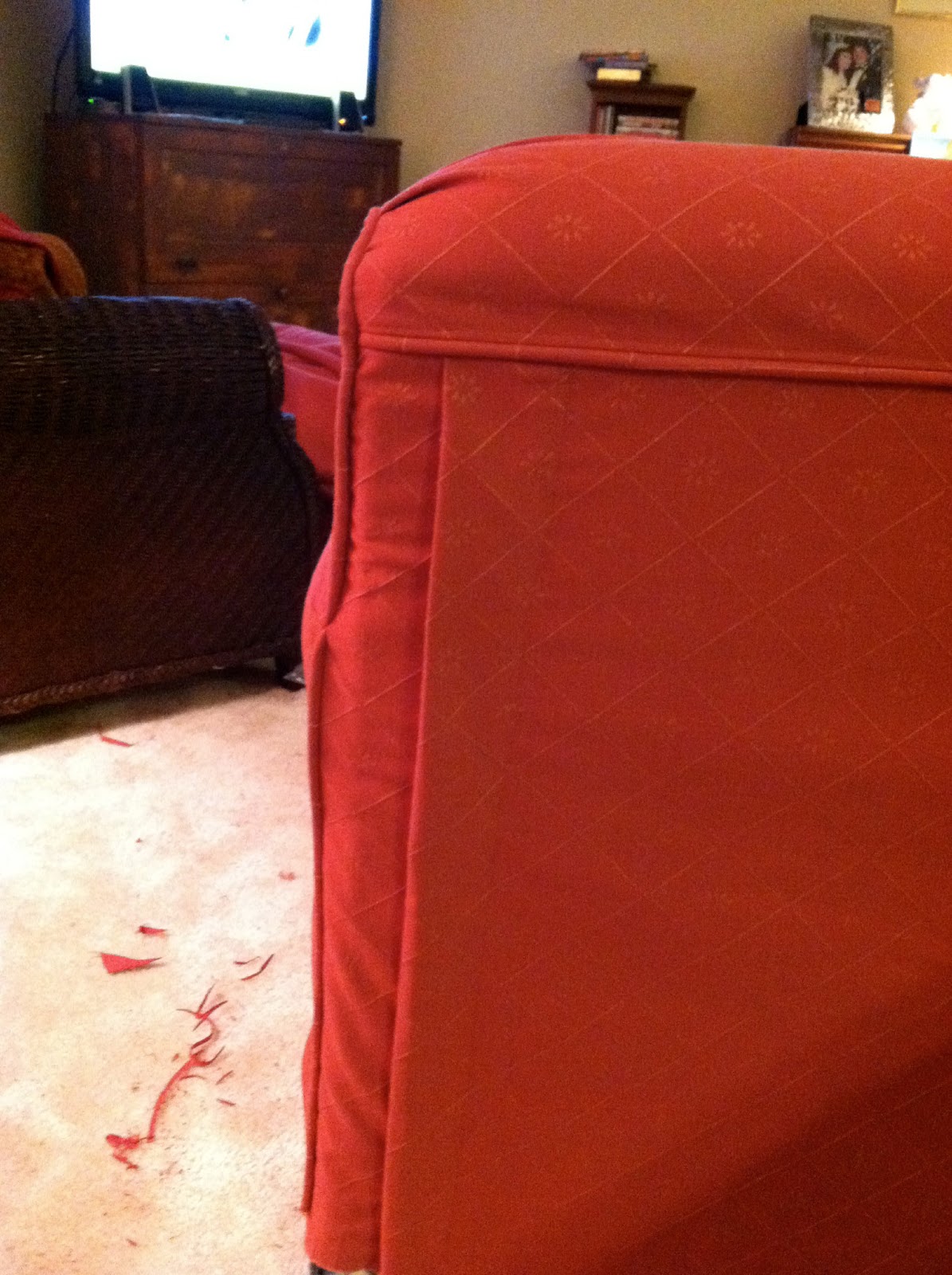 Goosegirl sews The New Slipcover For The Old Ugly Sofa Part 2