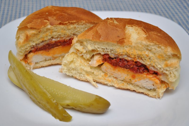 The Dutch Door Kitchen Grilled Chicken Sandwich with SunDried Tomato