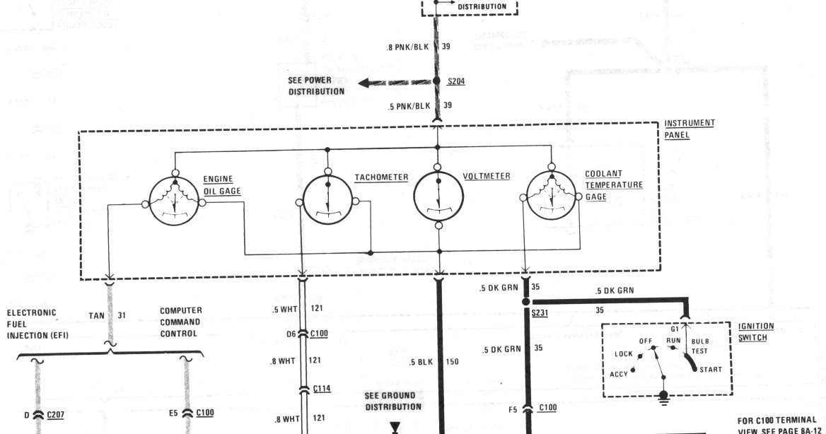 Free Auto Wiring Diagram: 1982-1985 Chevrolet Camaro Fuel Instrument