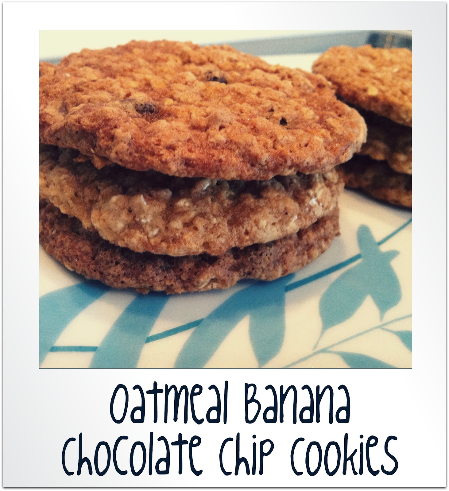 Whatcha Makin' Now? Oatmeal Banana Chocolate Chip Cookies